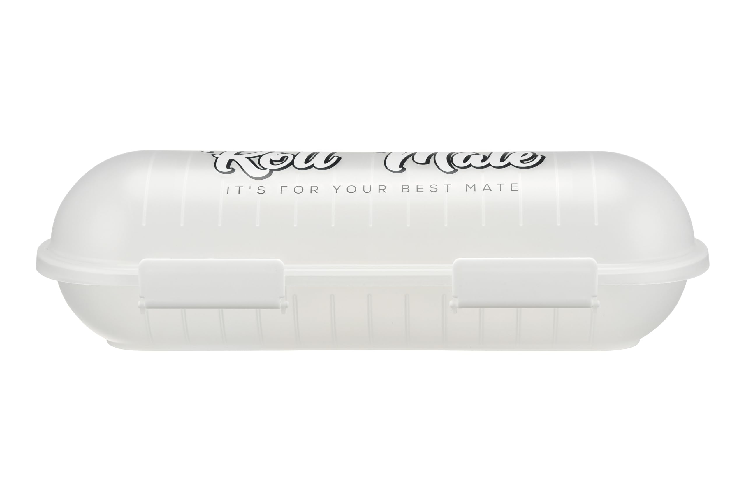 Roll Mate contenant ouvert avec rouleau à l'intérieur pour conservation hygiénique