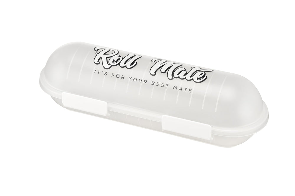 Roll Mate gros plan du trancheur Patte pour découpe sûre et pratique