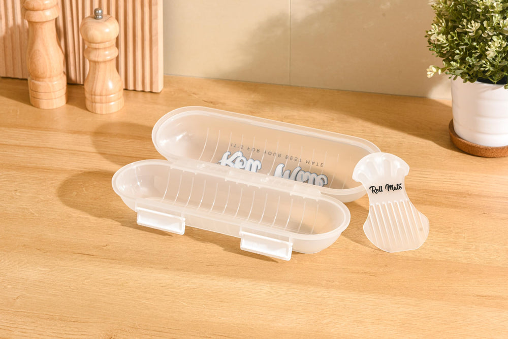 Roll Mate en usage coupant une tranche pour un service sans couteau