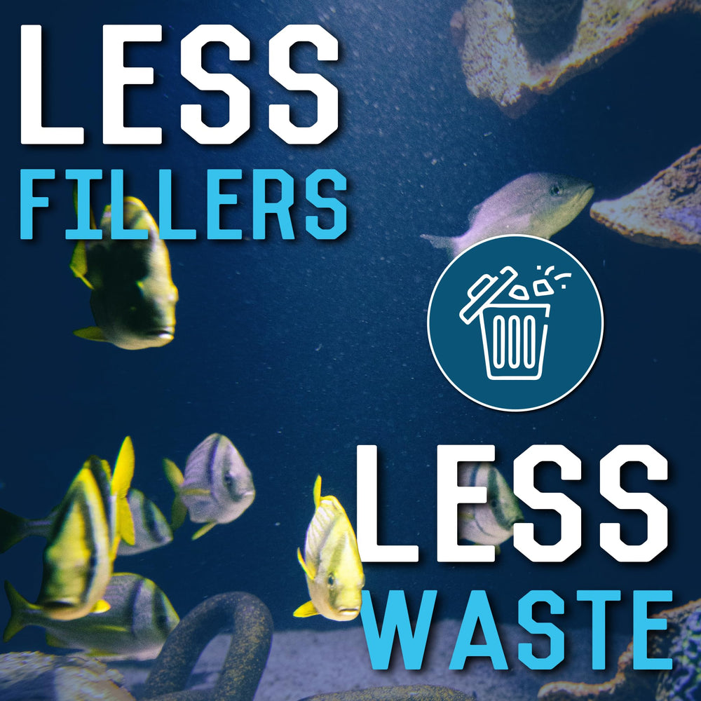 RON'S CICHLIDS pot ouvert avec mesurette facilitant le dosage précis