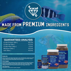 RON'S CICHLIDS granulés qui coulent favorisant comportement naturel de fouille