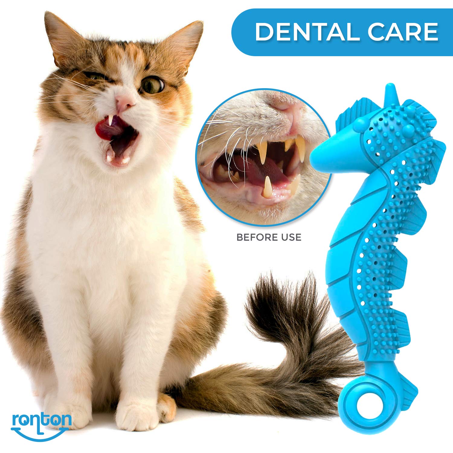 Ronton jouet en usage avec chat jouant stimulant et amusant