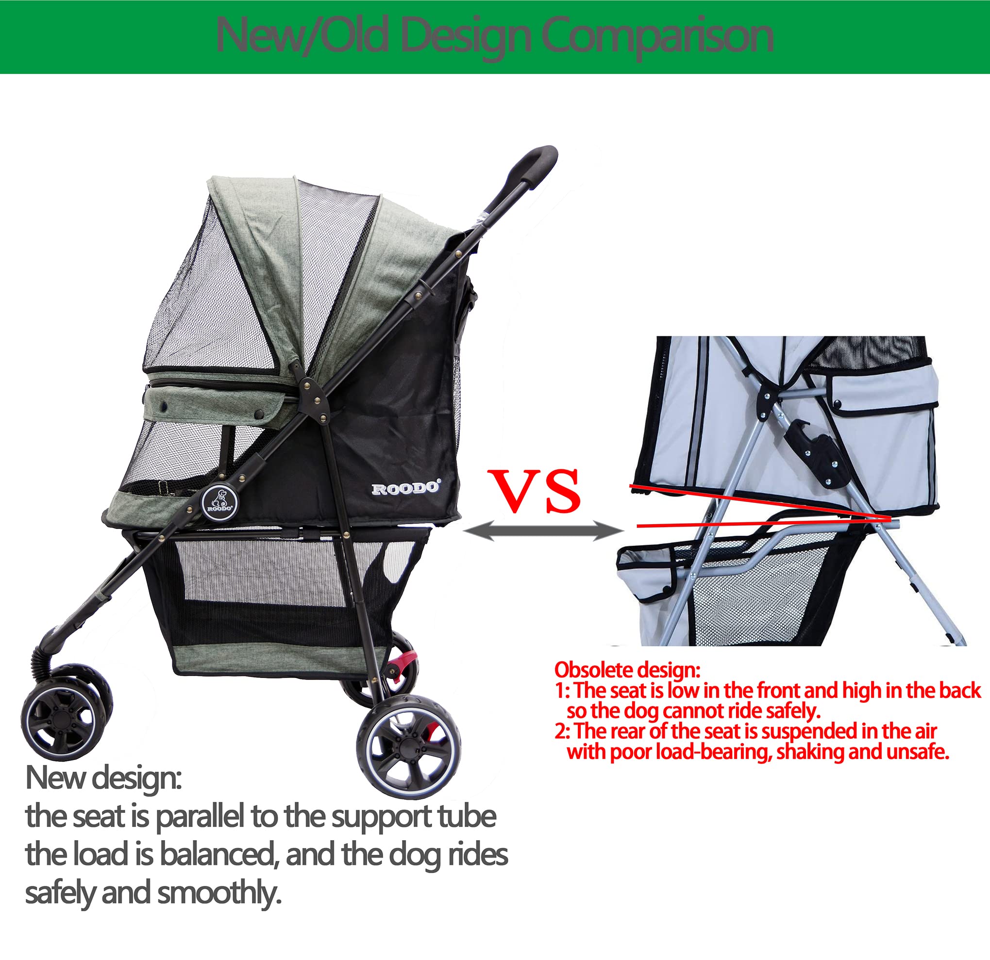 ROODO chien confortablement installé démontrant sécurité