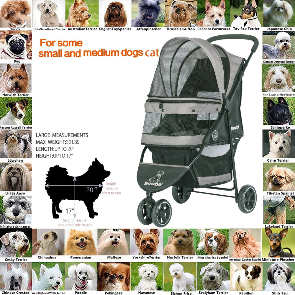 ROODO intérieur spacieux, confort pour chien ou chat