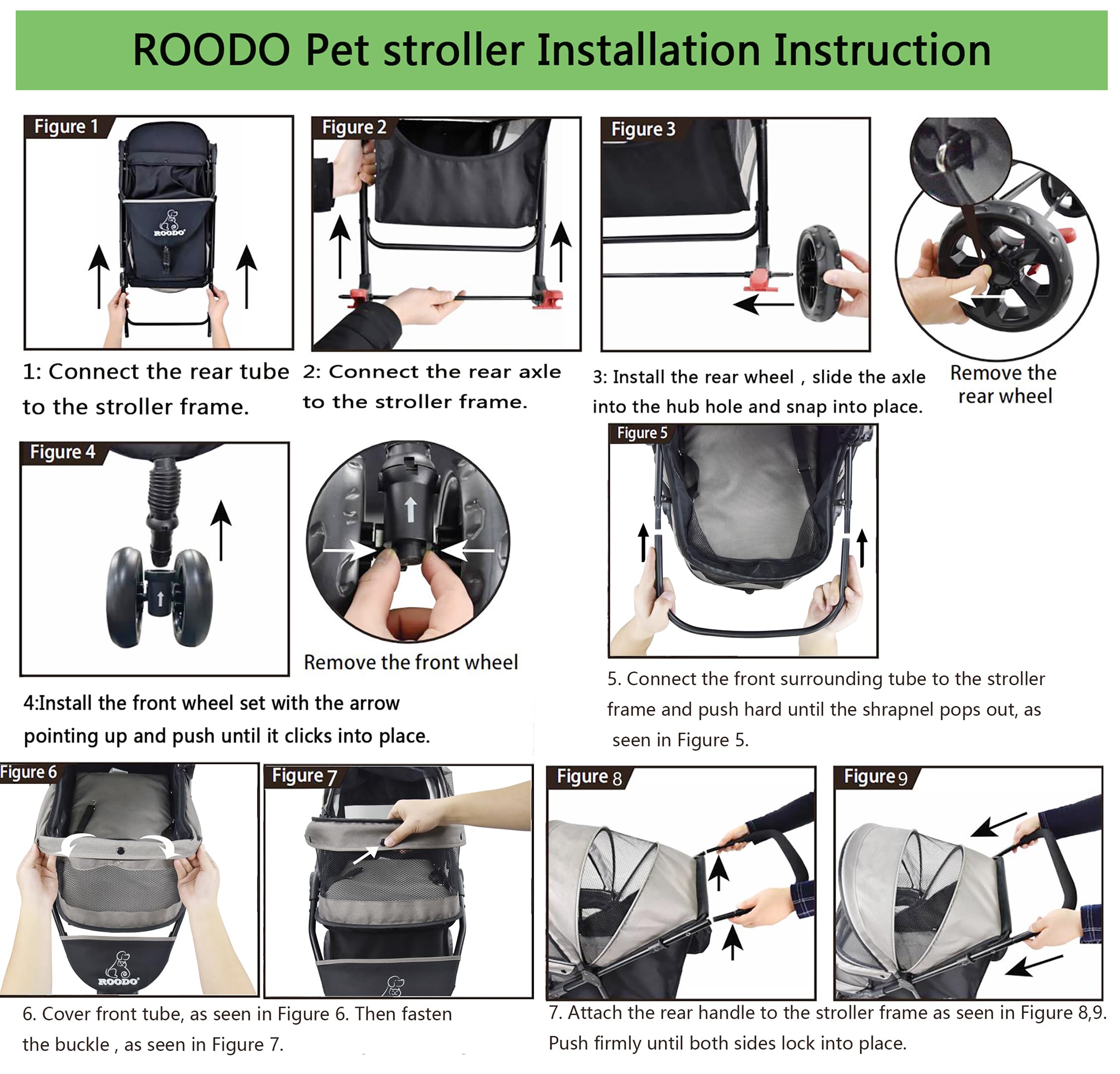 ROODO gros plan roue montrant adhérence et maniabilité