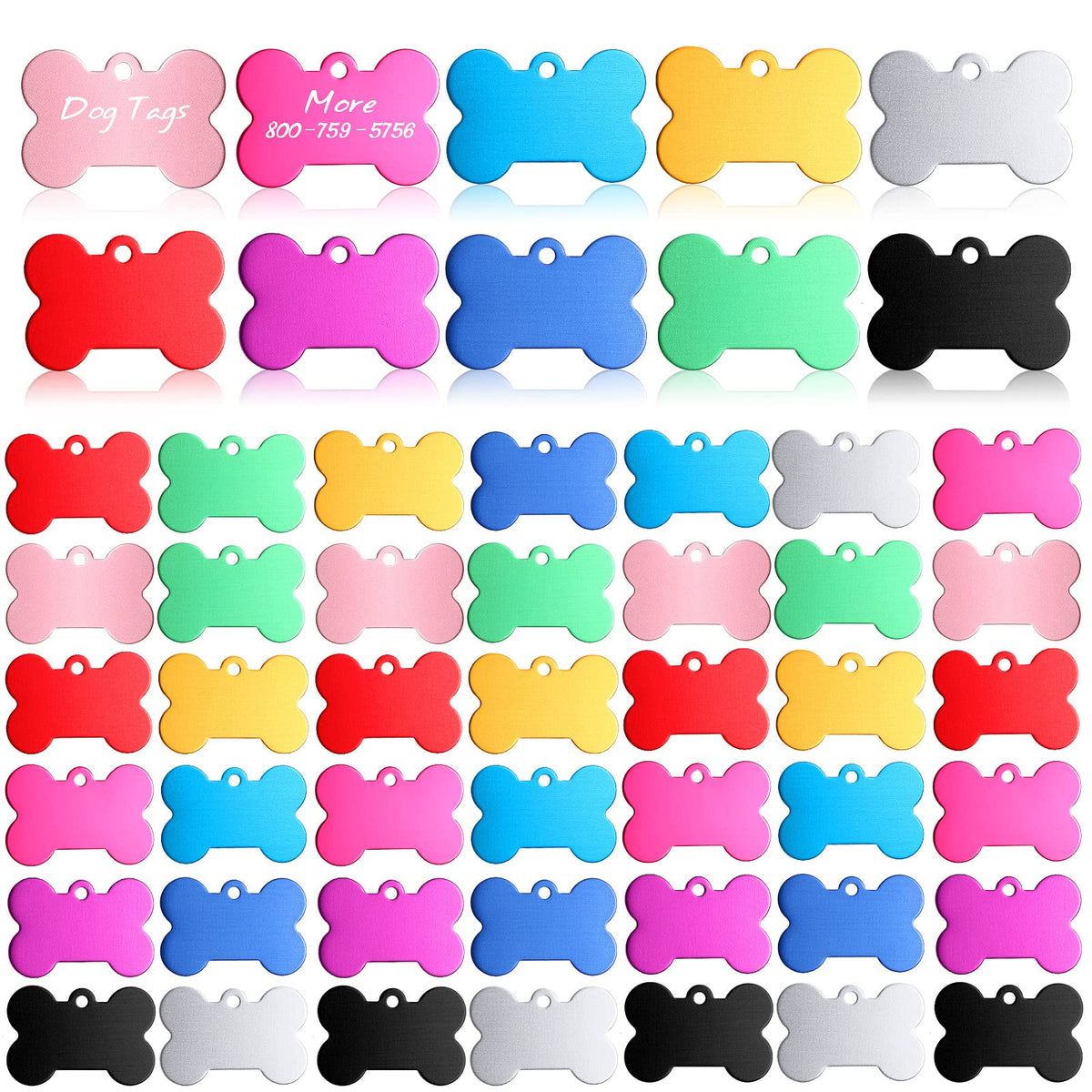 Roowest pack de médailles face avant montrant quantité et couleurs, idéal pour identification