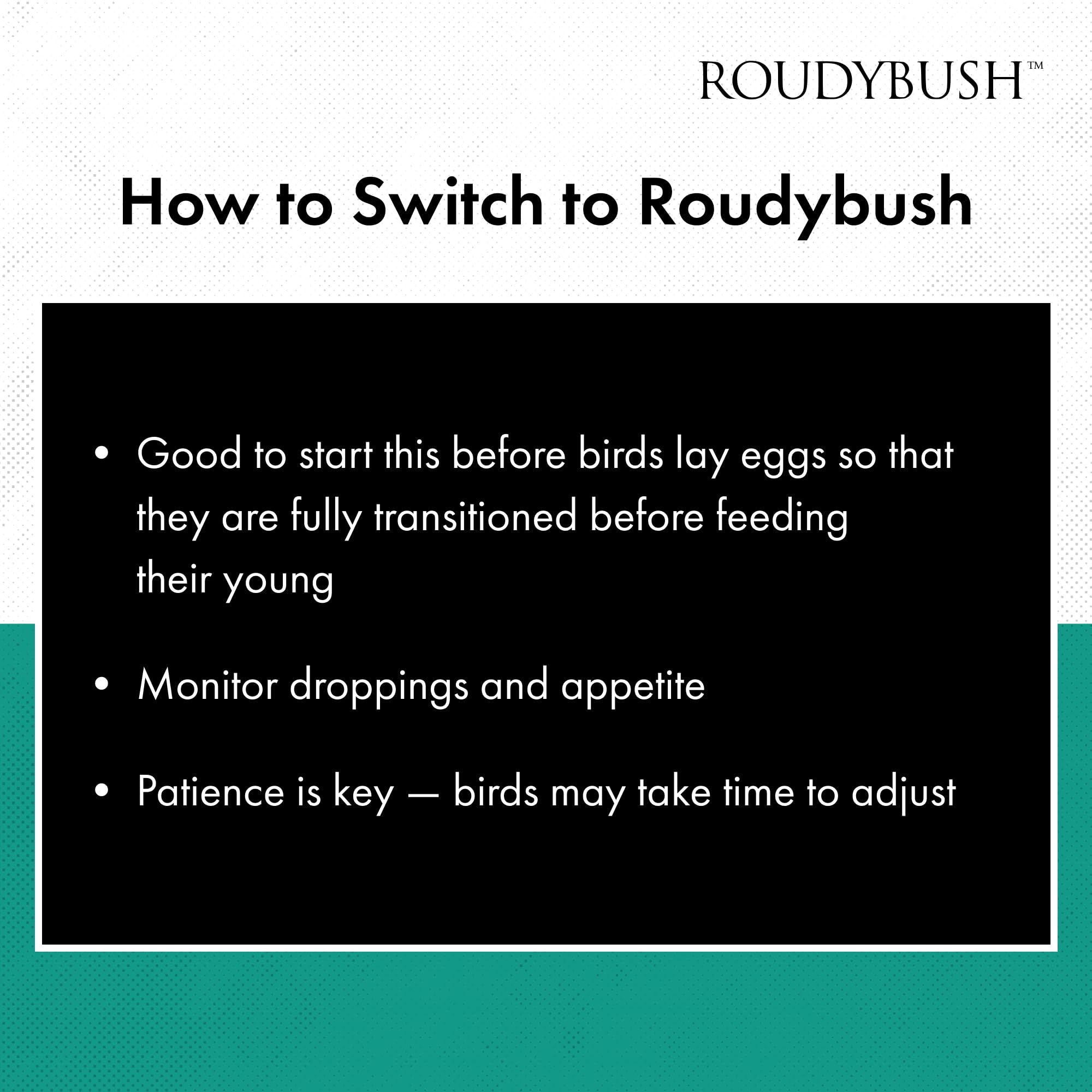 RoudyBush emballage ouvert illustrant facilité de remplissage de la mangeoire