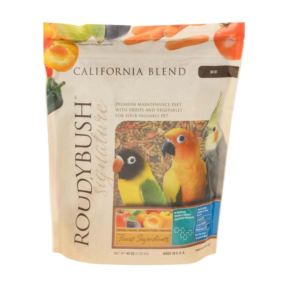 RoudyBush paquet face avant montrant format 44 oz et utilité claire