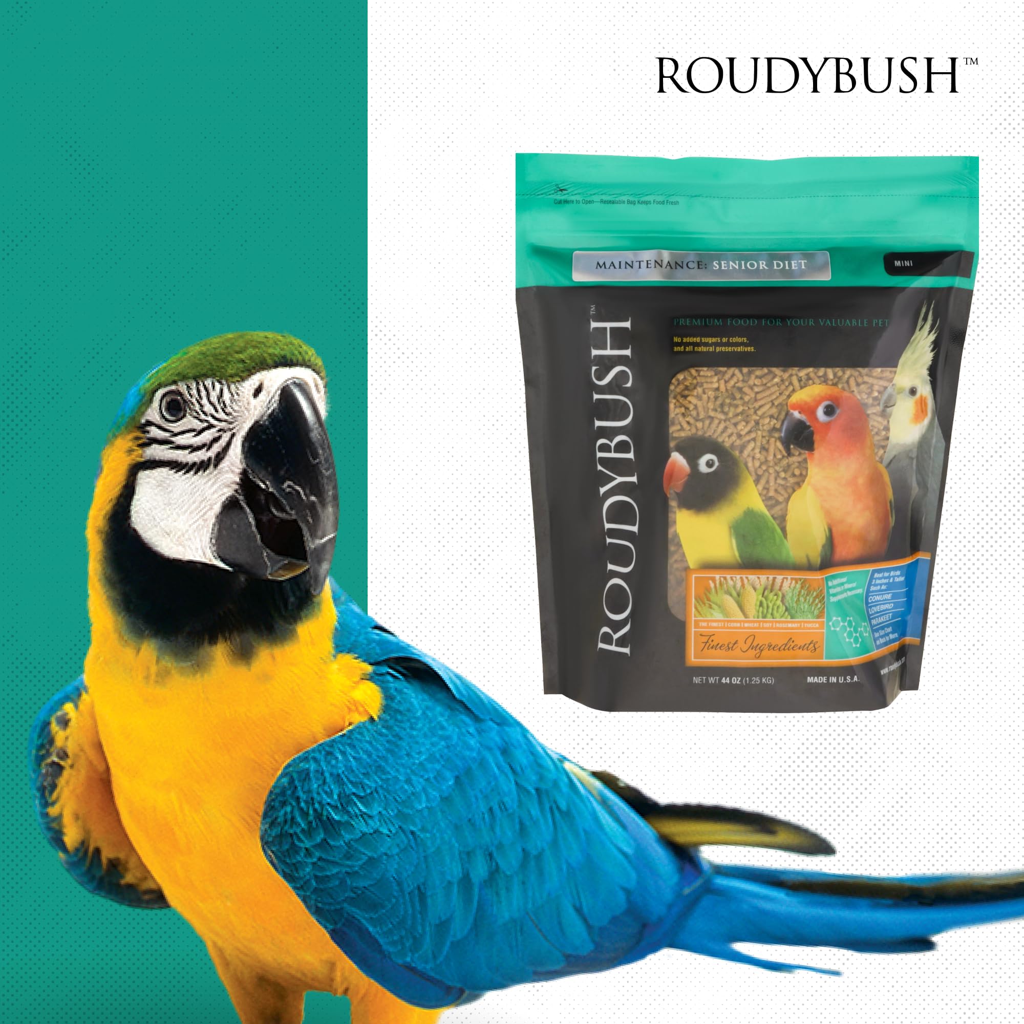 RoudyBush cage aménagée lifestyle soutien routine simple