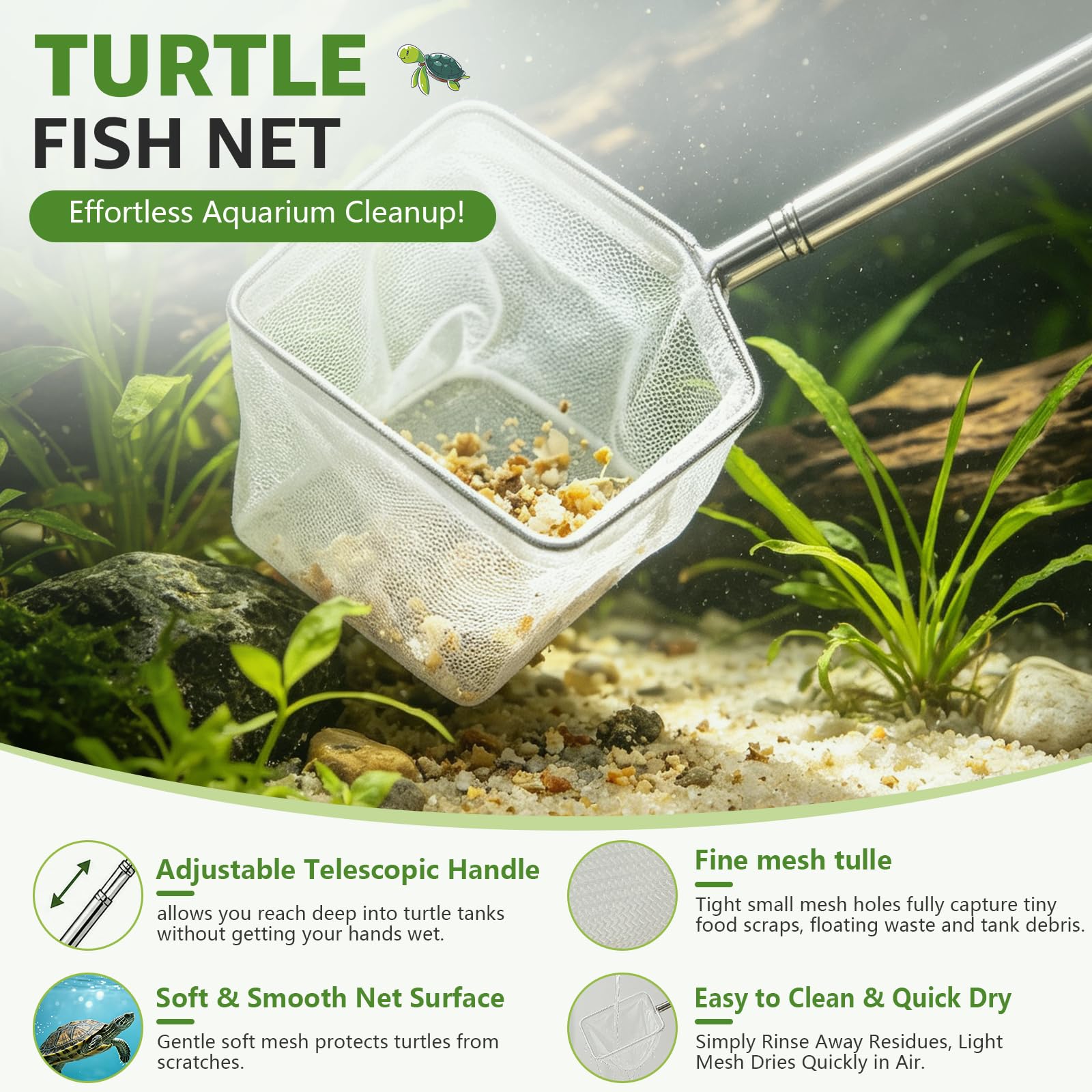 ROVENTRA accessoires en situation dans un aquarium pour enrichissement animal