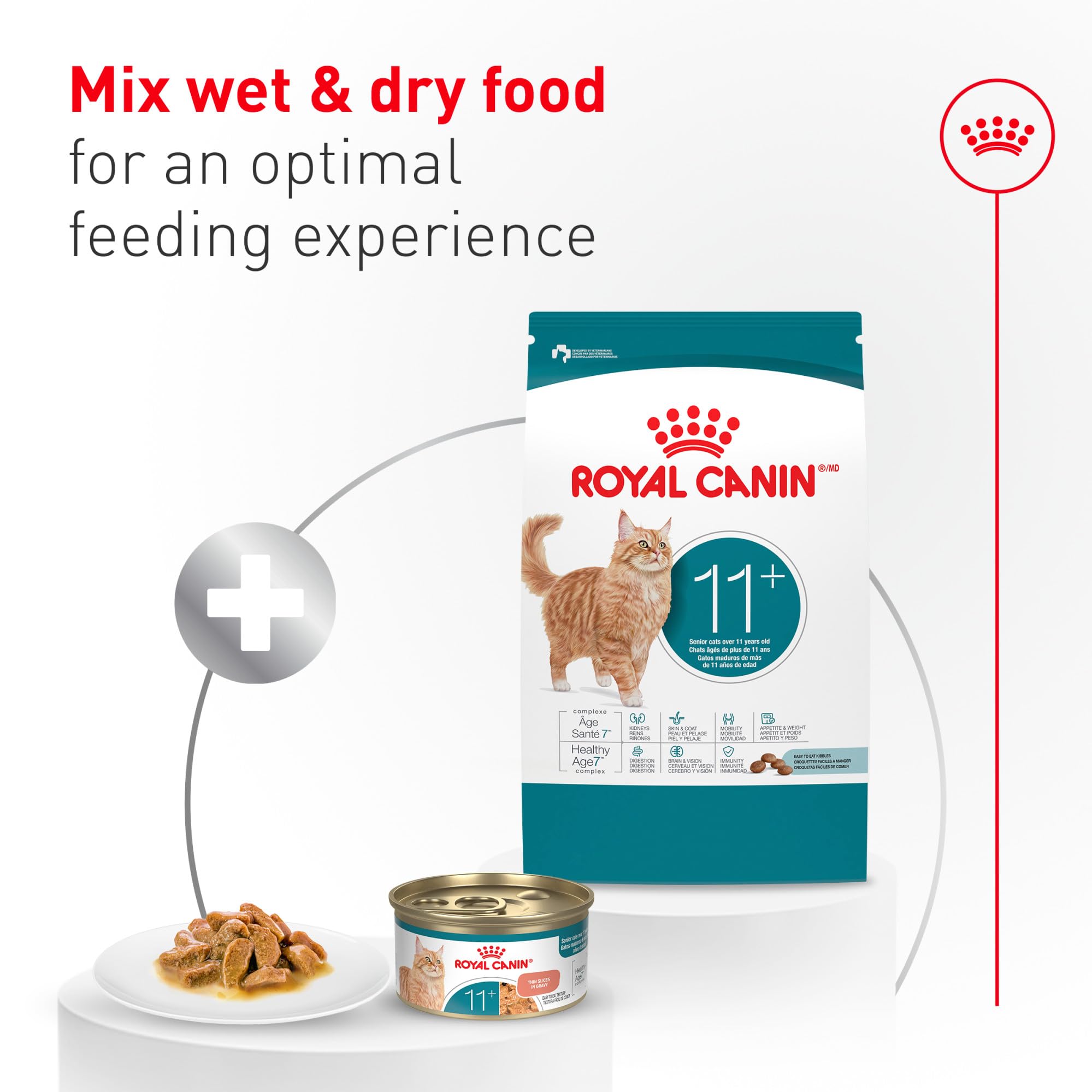 ROYAL CANIN sauce et morceaux visibles, hydratation et attractivité du repas