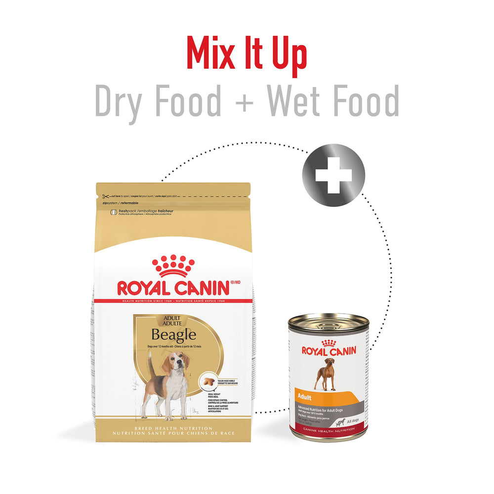 ROYAL CANIN sachet ouvert montrant quantité et conservation facile