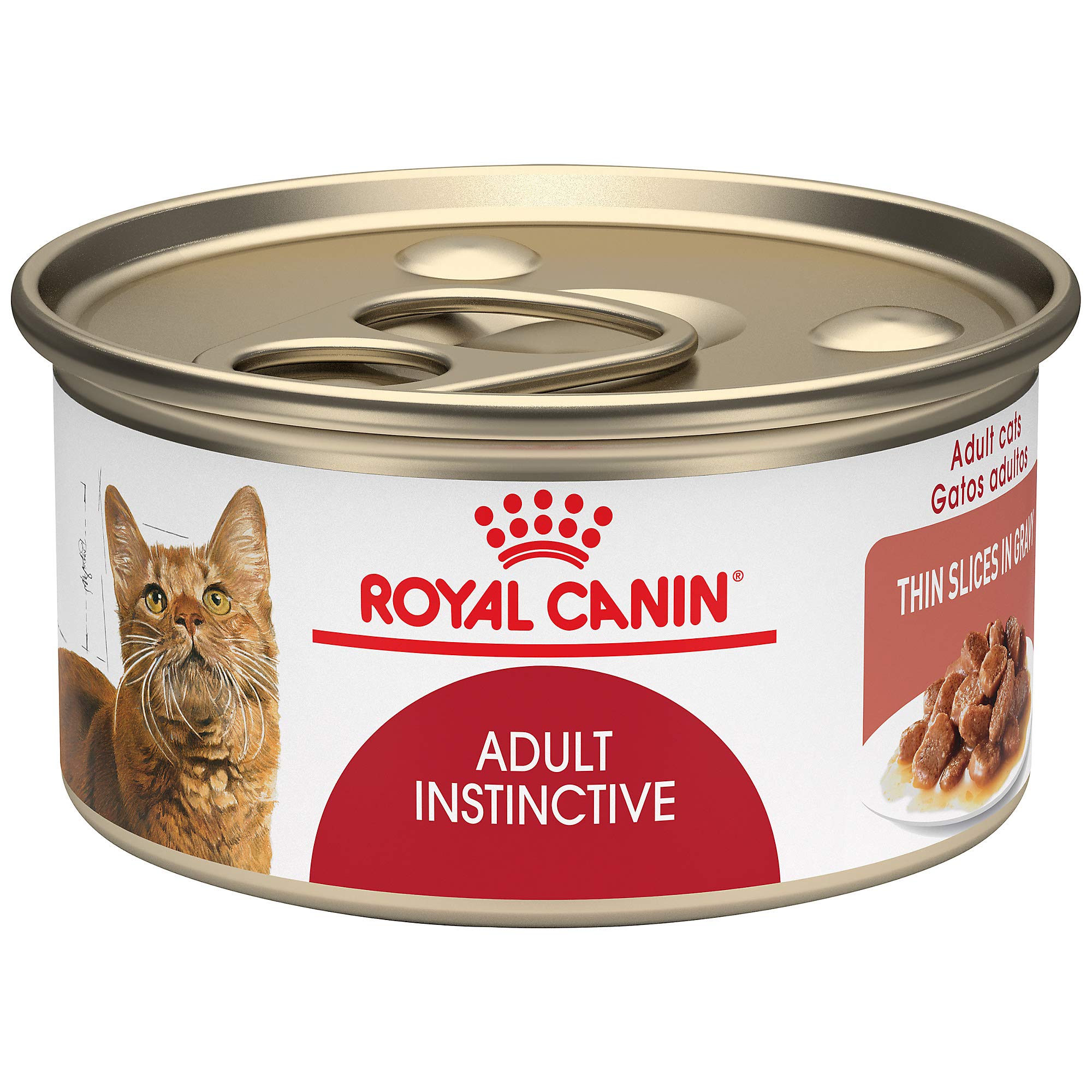 Royal Canin vue de face de la boîte montrant l'étiquette et le format pratique