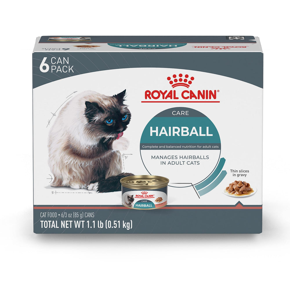 ROYAL CANIN boîtier face montrant l’étiquette et bénéfice nutrition ciblée