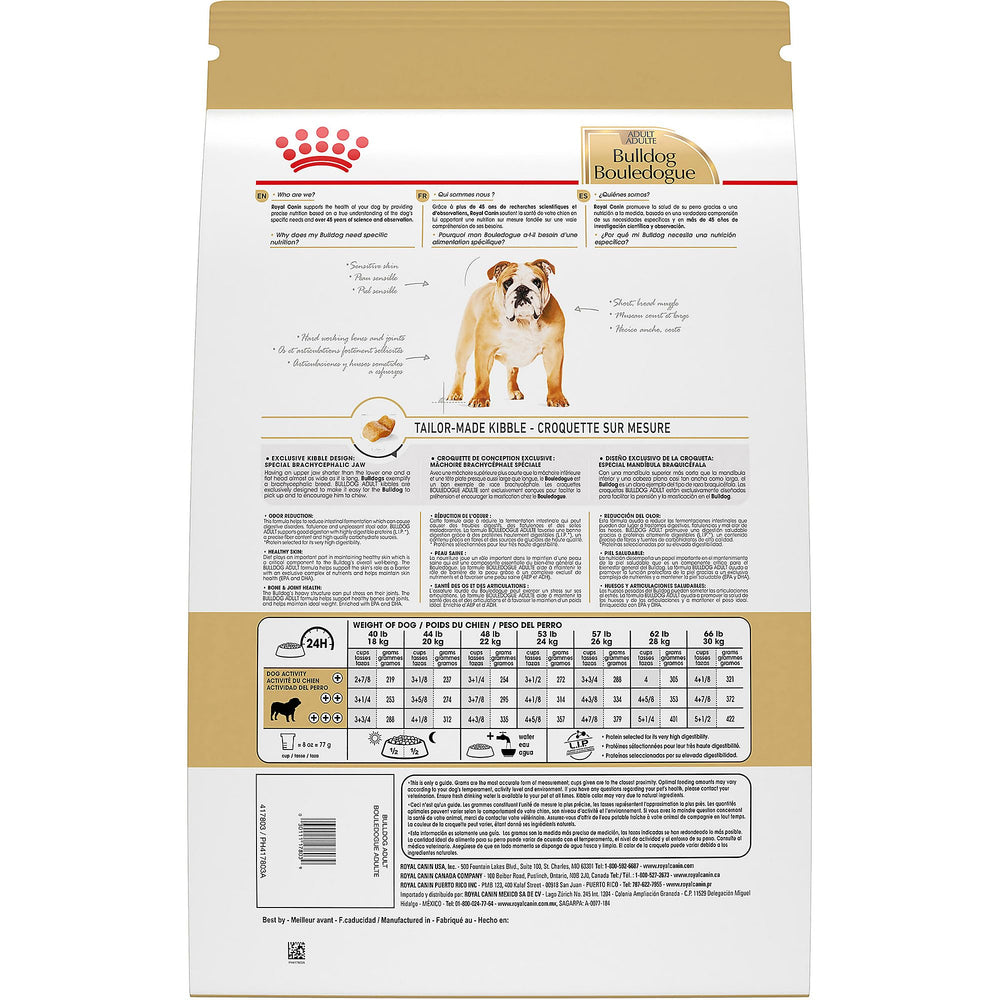 ROYAL CANIN gros plan croquette montrant texture facile à mâcher