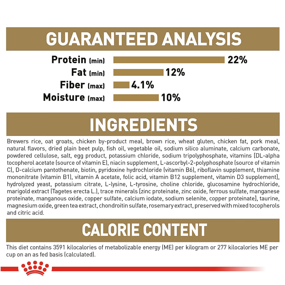ROYAL CANIN sac ouvert pour stockage montrant conservation pratique