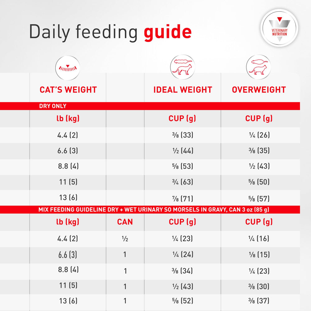ROYAL CANIN comparaison de taille des croquettes avec une main