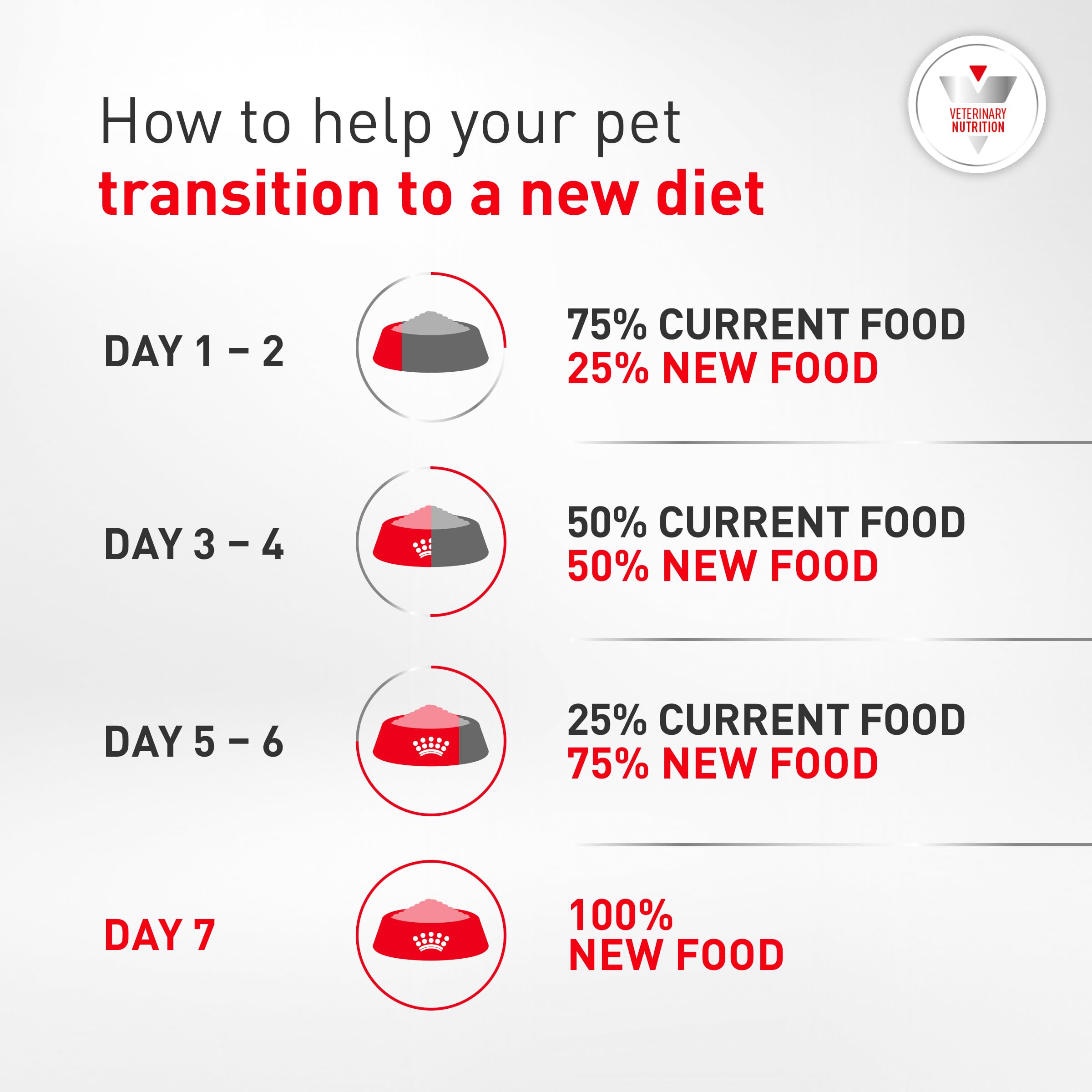 ROYAL CANIN croquettes près de la main du vétérinaire pour conseil pro