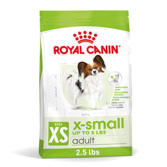 Royal Canin emballage avant X-Small 7+ montrant bénéfice nutritionnel