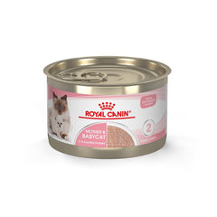ROYAL CANIN emballage avant montrant la formule pour chatons et mères, rassurant