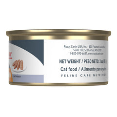 Royal Canin emballage arrière avec informations nutritionnelles pour santé de la peau