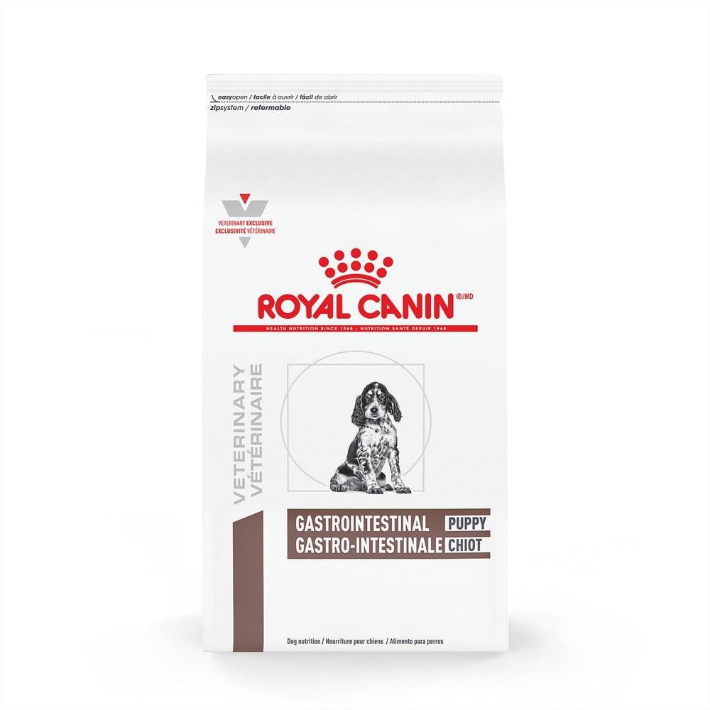 Royal Canin paquet avant montrant étiquetage vétérinaire et bénéfice digestif
