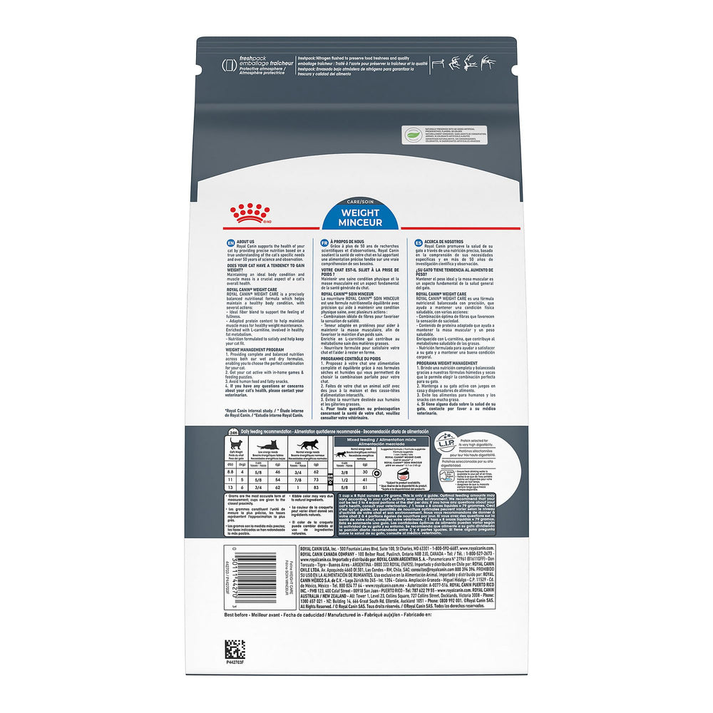 ROYAL CANIN gros plan croquettes texture favorisant satiété