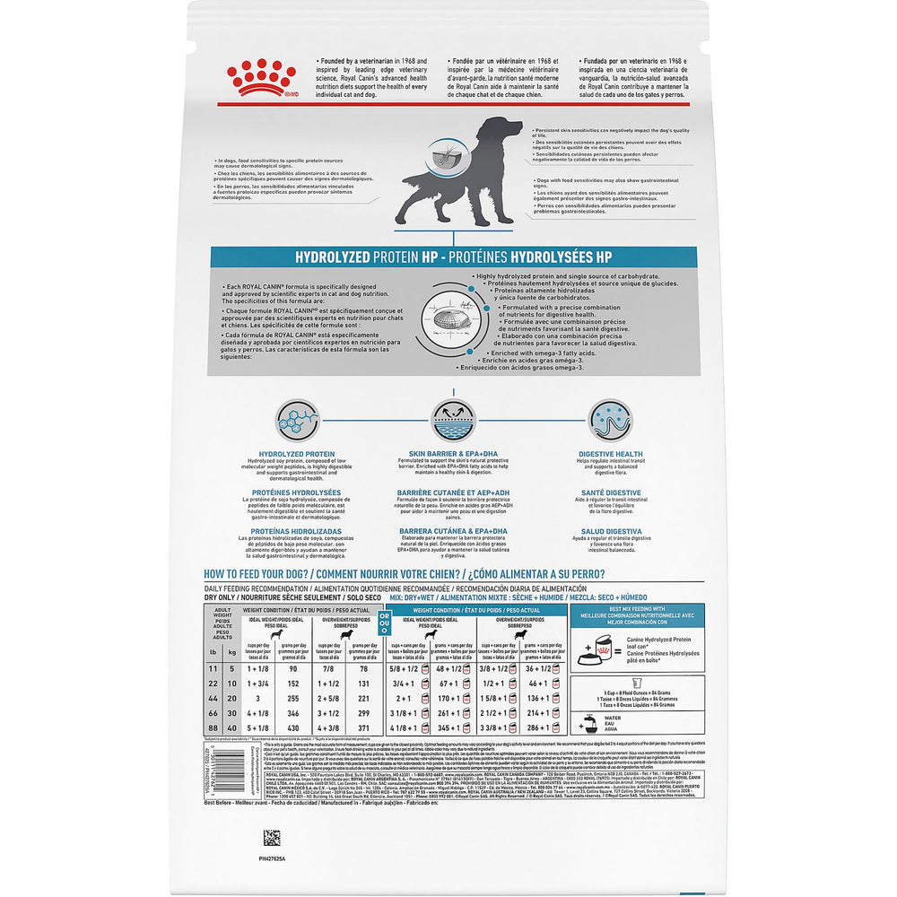 ROYAL CANIN gros plan croquette montrant la texture et la digestibilité