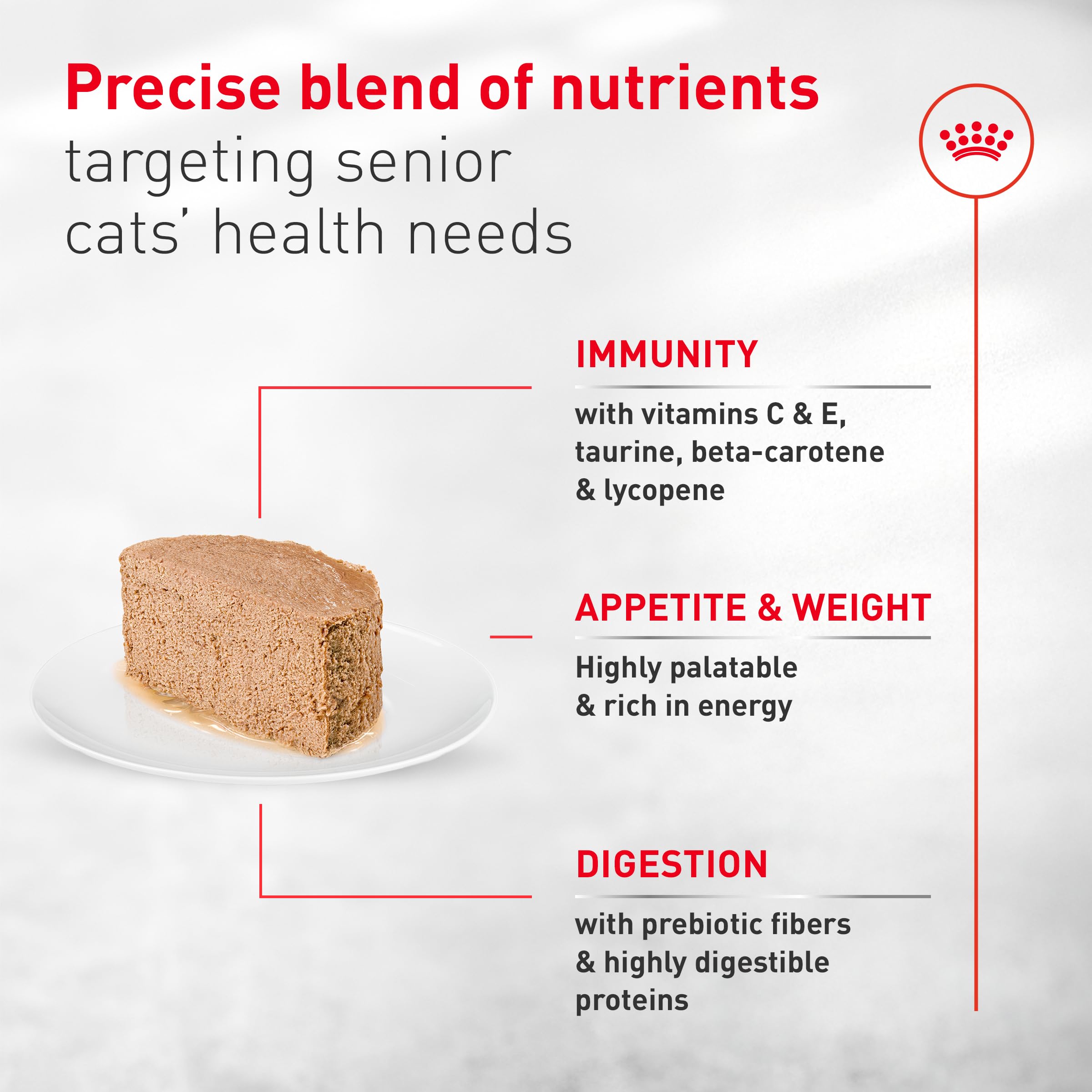 ROYAL CANIN gros plan ingrédients indiquant composants bénéfiques