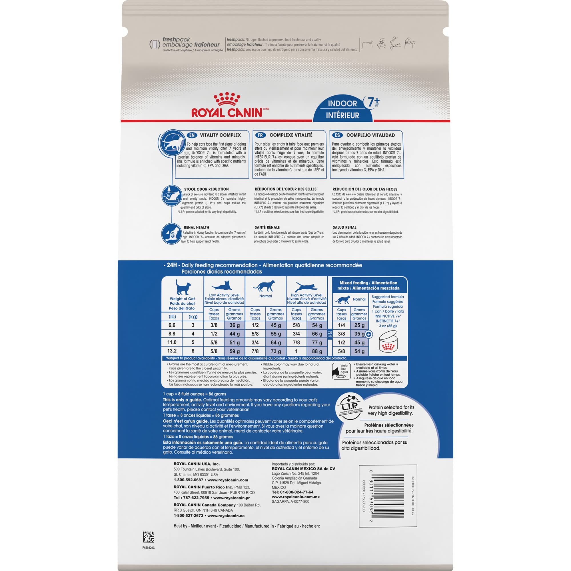 ROYAL CANIN gros plan sur croquette montrant texture et tendreté utile