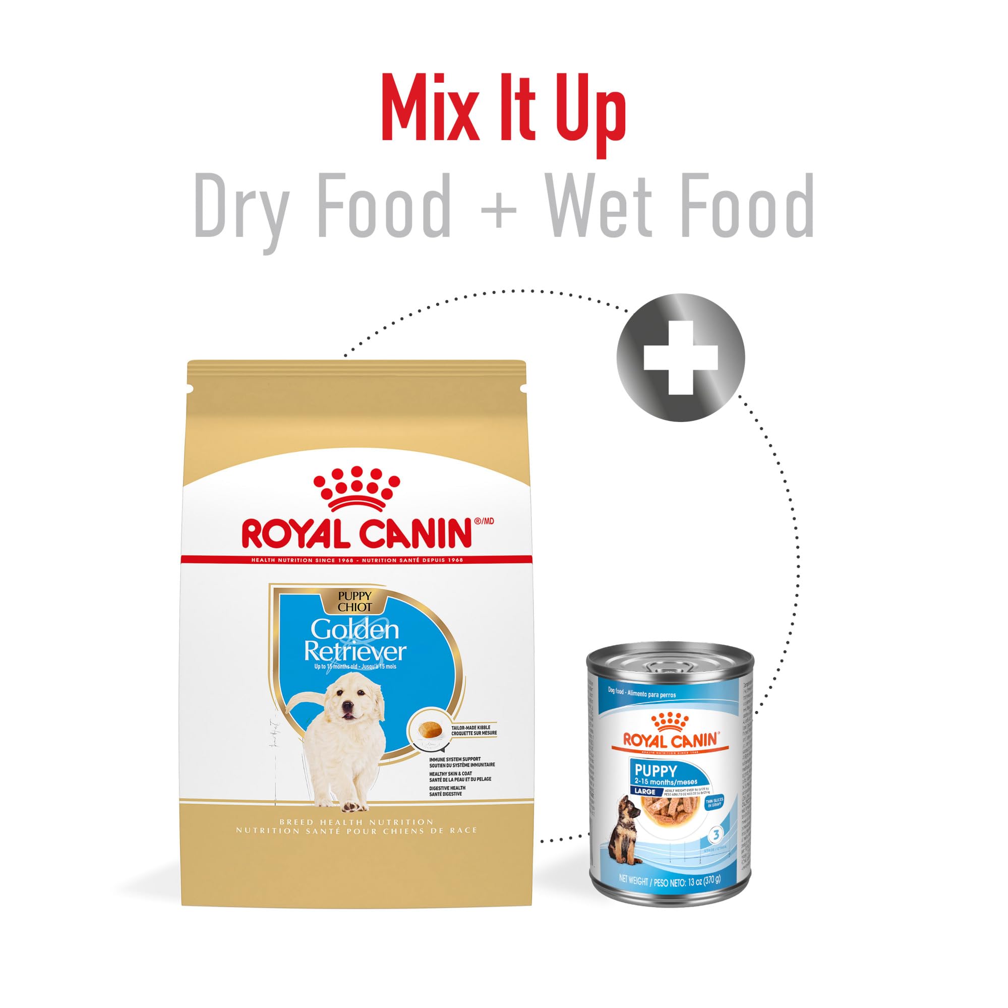 ROYAL CANIN panneau ingrédients lisible pour vérification de la composition