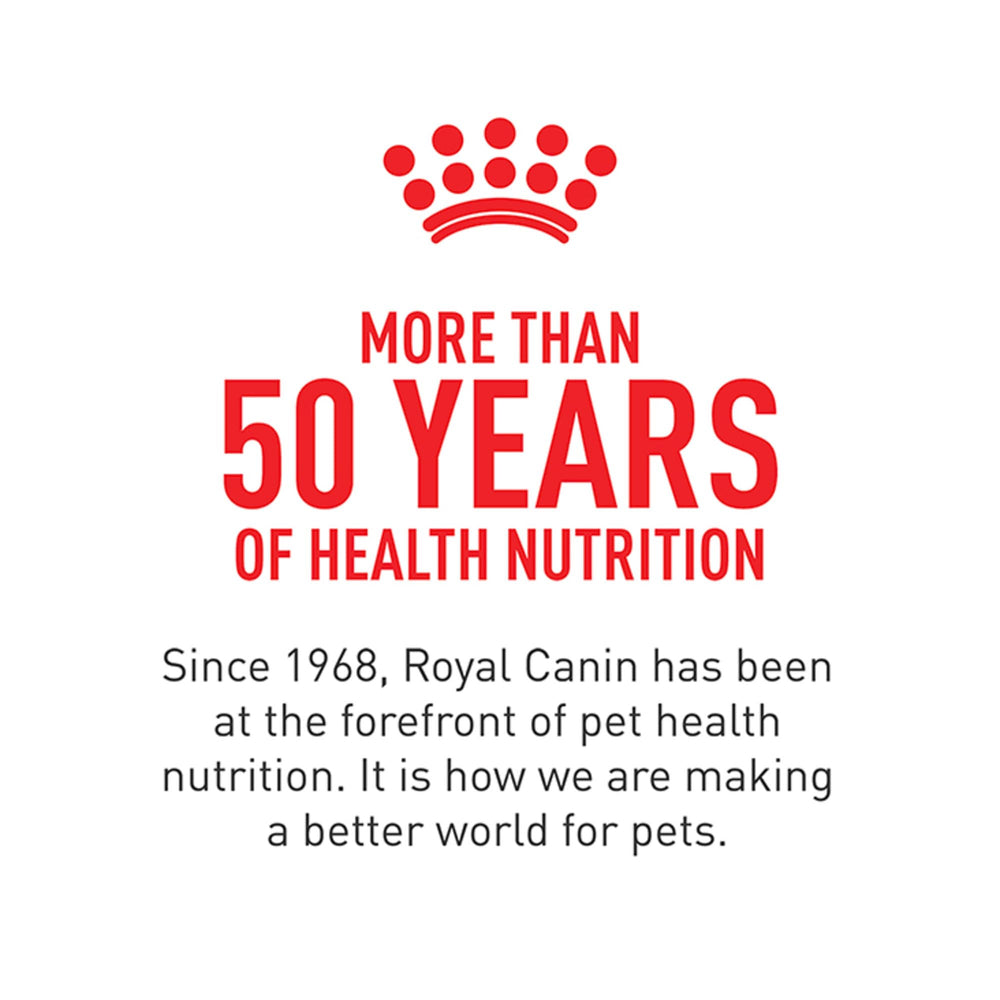 ROYAL CANIN comparaison de taille de croquette pour petites mâchoires