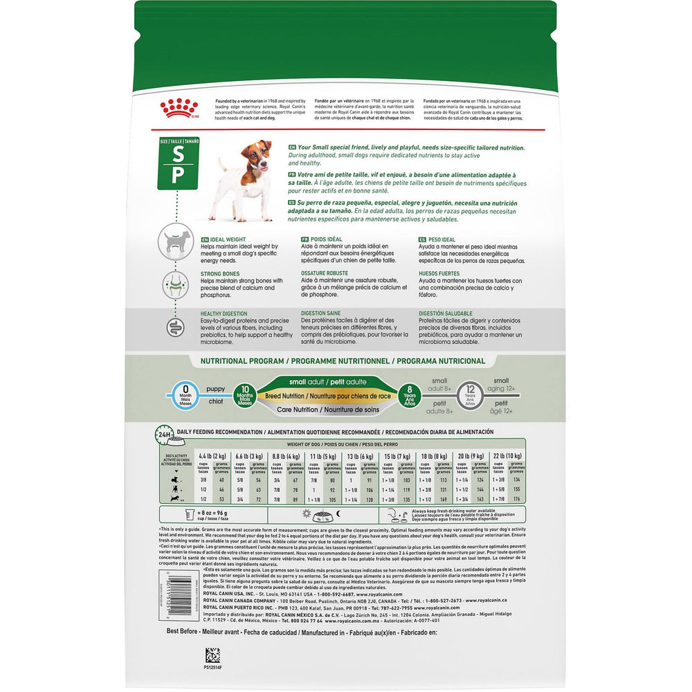 ROYAL CANIN main servant des croquettes dans un bol pour portion précise et contrôle du poids