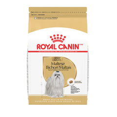 ROYAL CANIN sac Maltese 10 lb montrant le design et l’étiquette nutritive