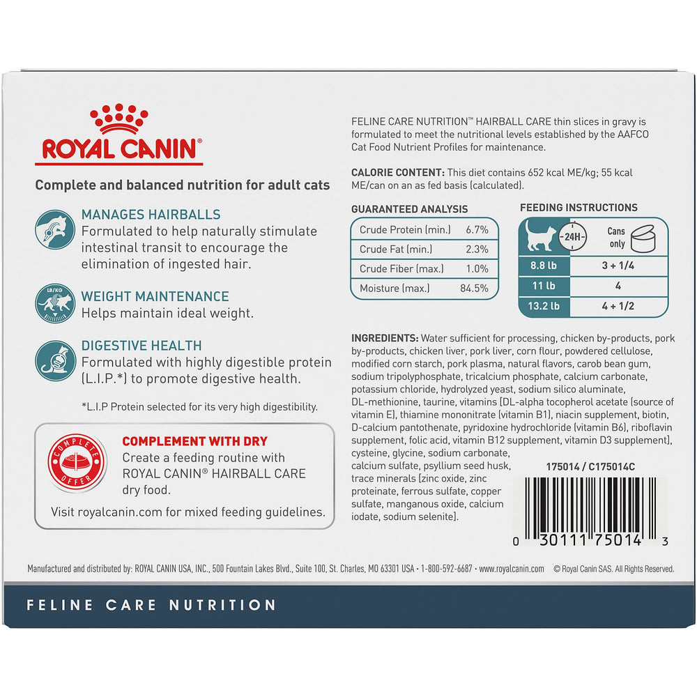 ROYAL CANIN boîte ouverte fines tranches en gravy pour appétence optimale