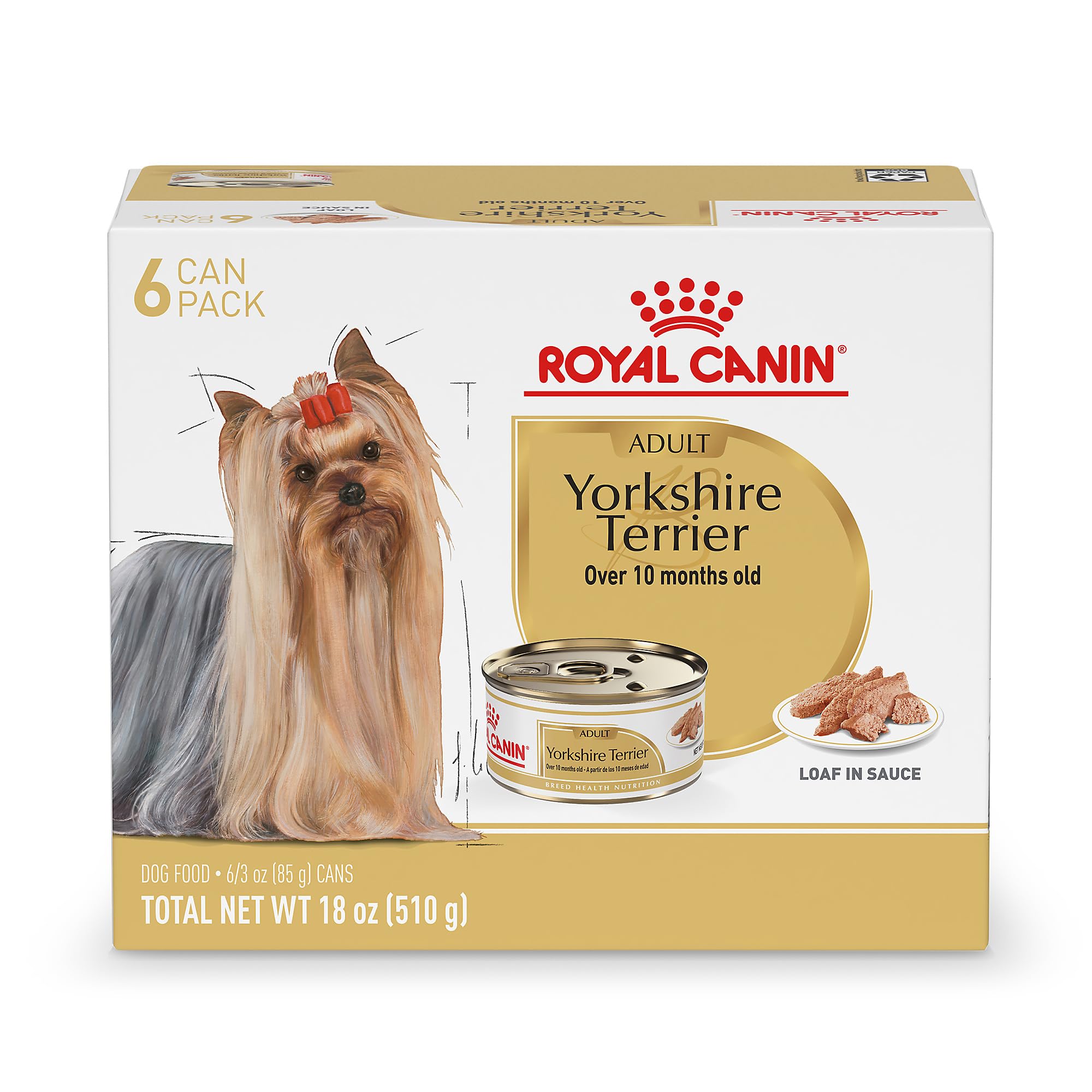 ROYAL CANIN face avant du pack six sachets montrant un emballage pratique