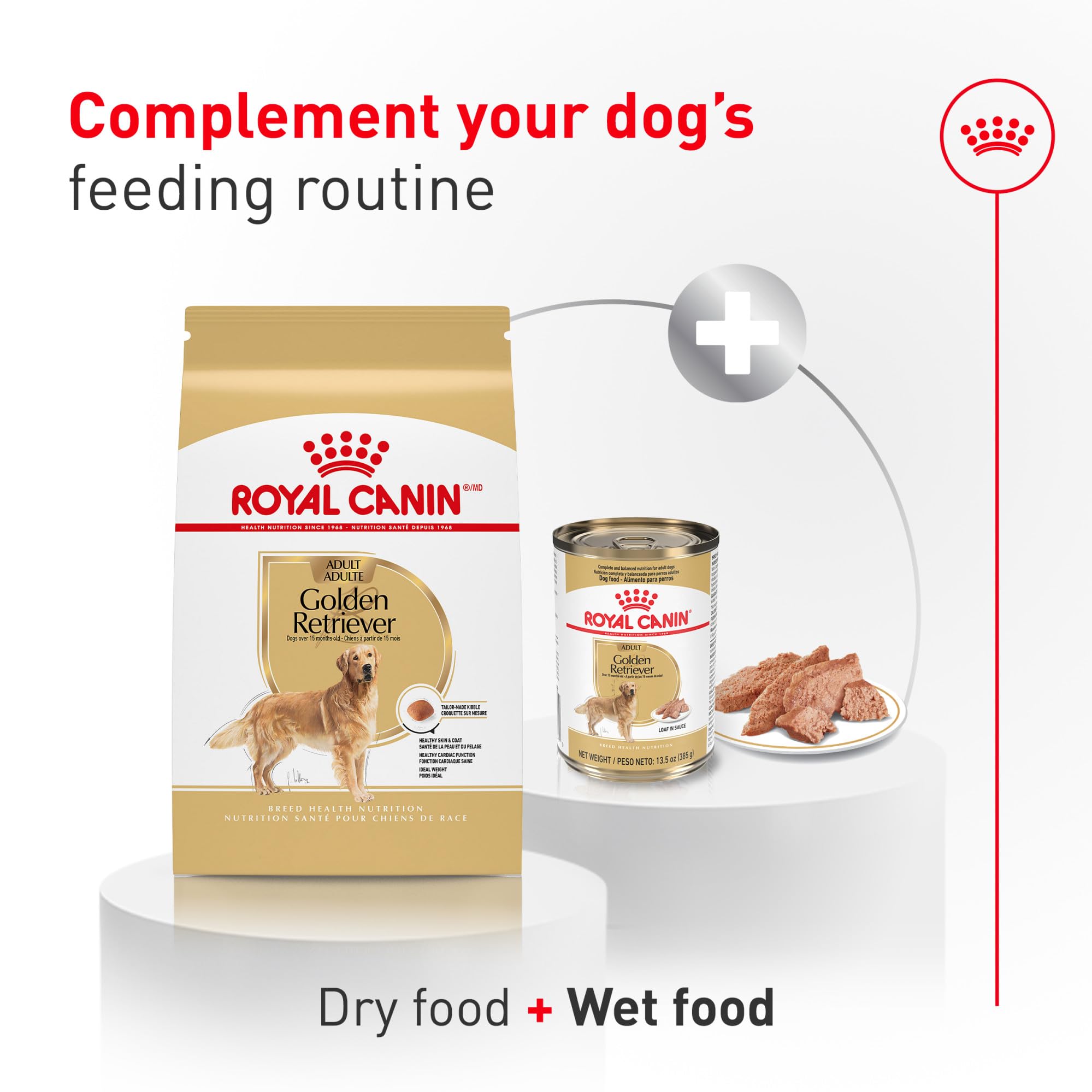 ROYAL CANIN paquet ouvert 17 lb facilitant stockage et service