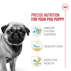 ROYAL CANIN profil d’une croquette adaptée au museau court pour une mastication aisée