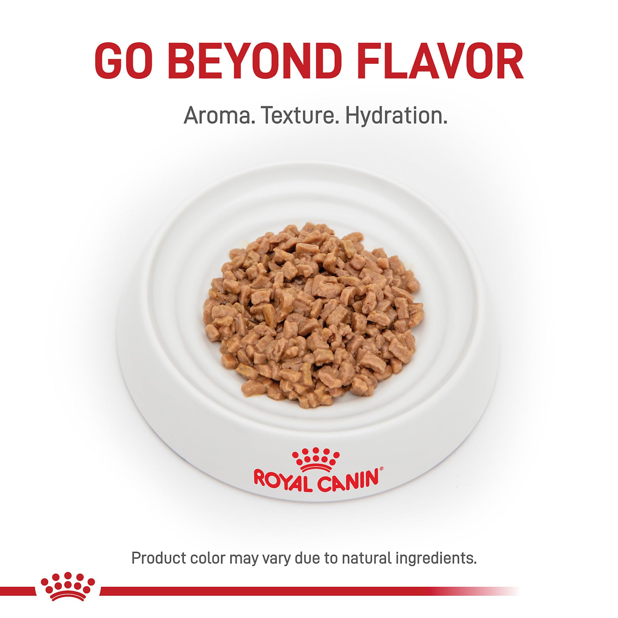 ROYAL CANIN gros plan sur la texture pour évaluer appétence et tendreté