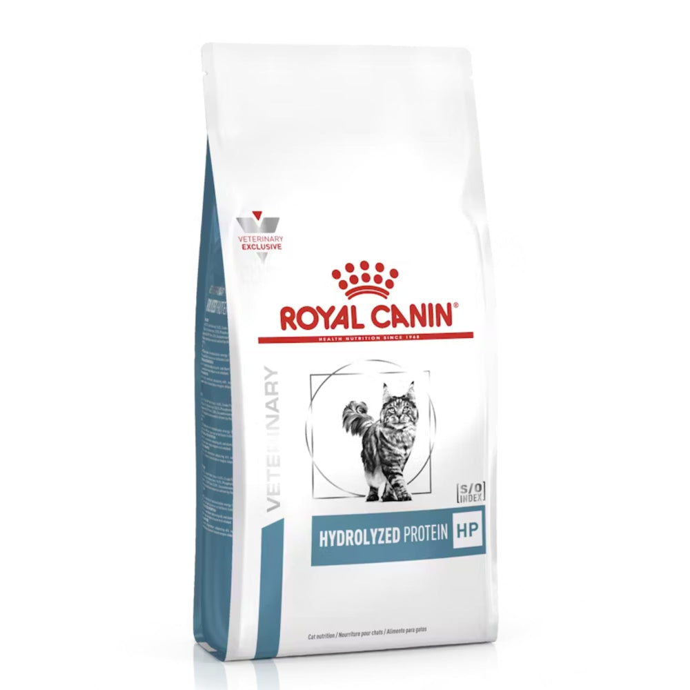 ROYAL CANIN sac devant montrant formule hydrolysée, rassure digestion et peau