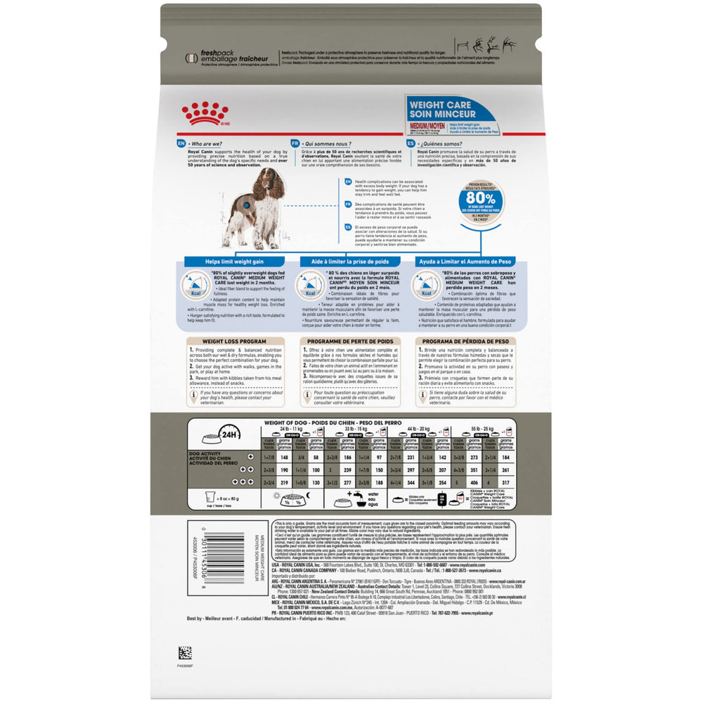 ROYAL CANIN chien actif en promenade, soutient condition physique
