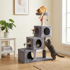 Roypet intérieur d'un condo ventilé offrant refuge rassurant pour chat