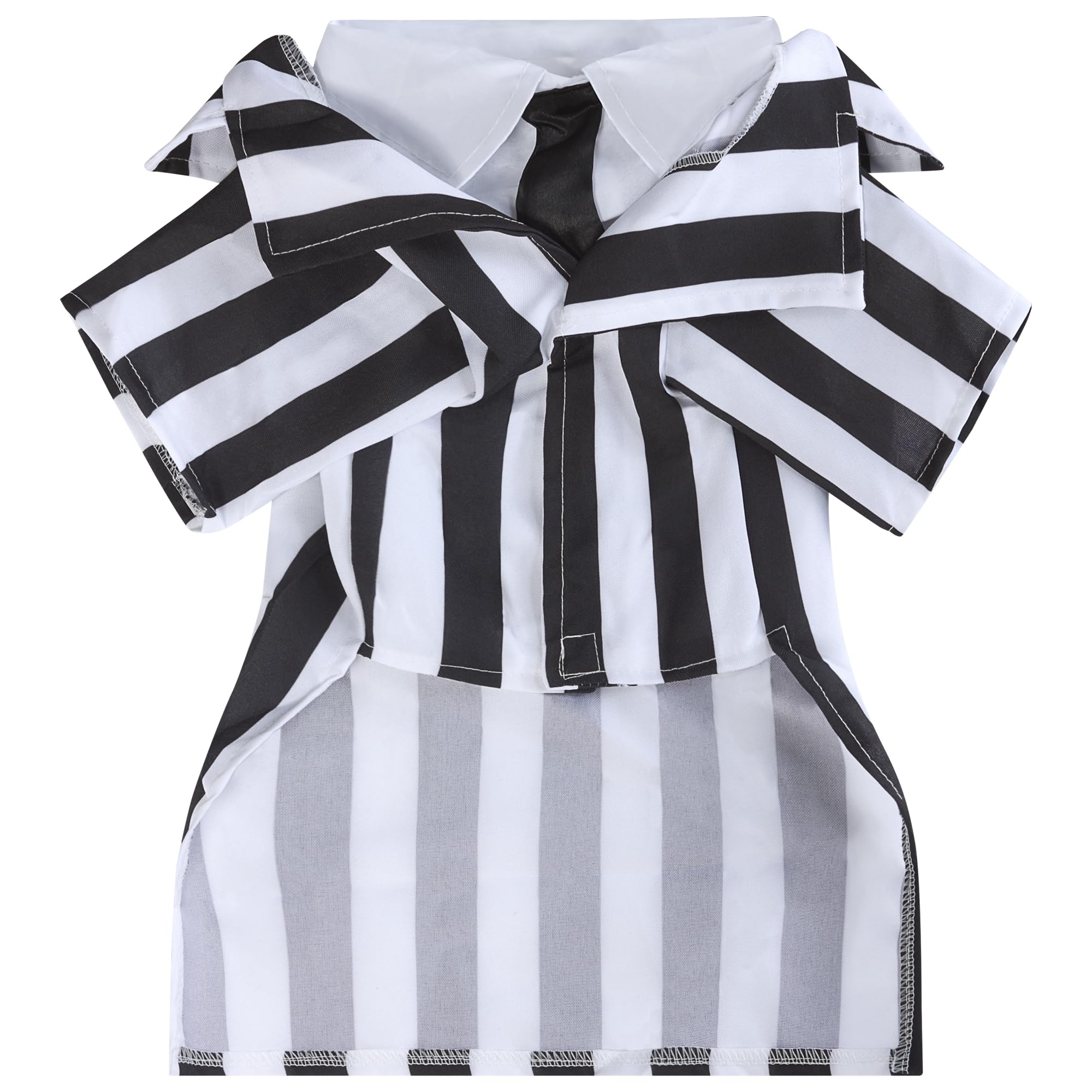 Rubies Beetlejuice en contexte festif, costume qui attire l'attention