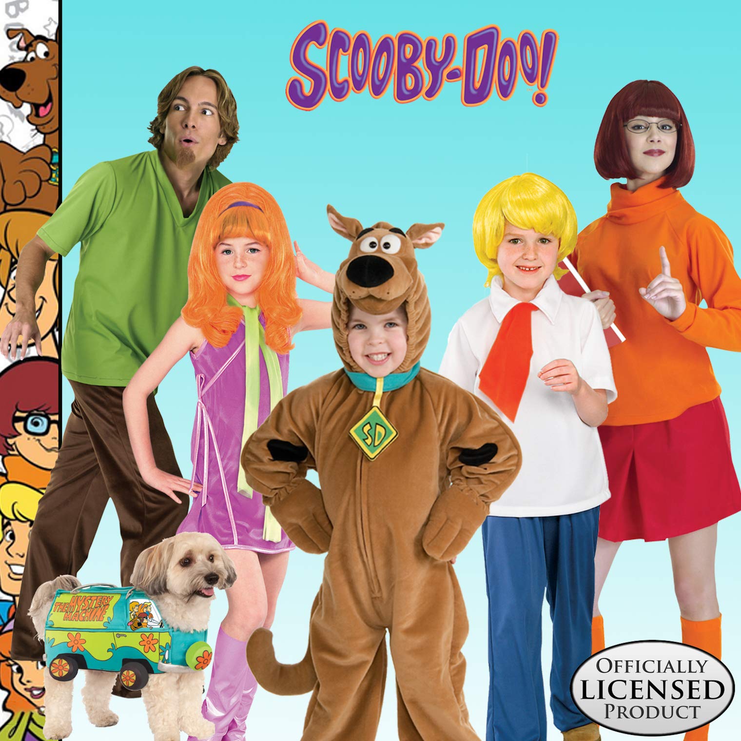 Rubies Mystery Machine détail graphique coloré pour photos saisissantes