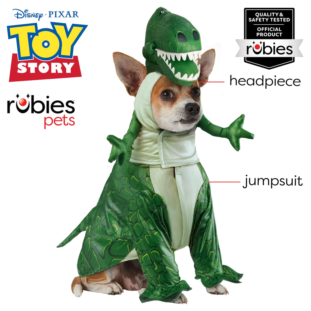 Rubies Rex gros plan sur la queue peluche offrant volume et charme