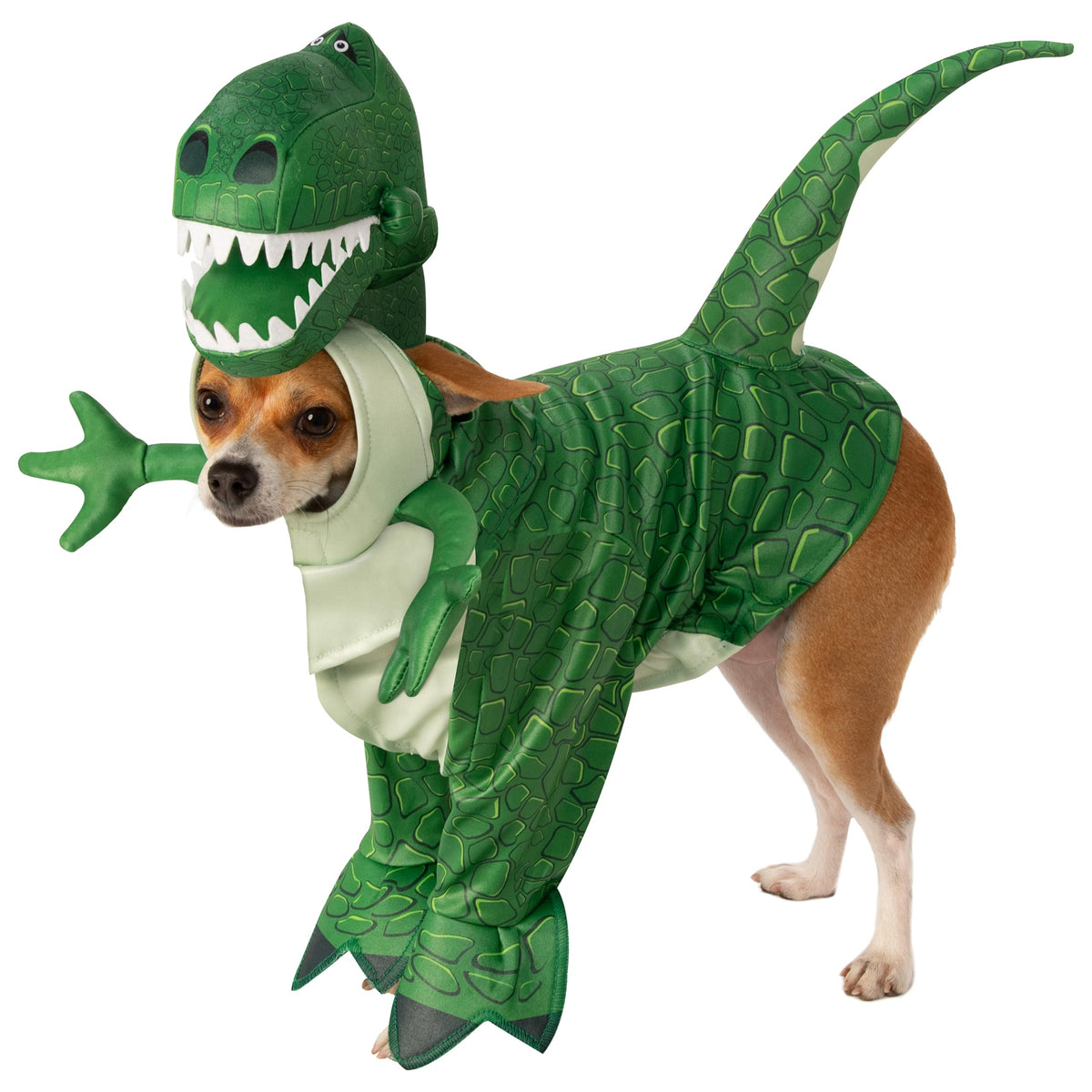 Rubies Rex vue avant montrant le costume fidèle et adorable