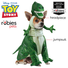 Rubies Rex profil avec queue pelucheuse pour une silhouette complète