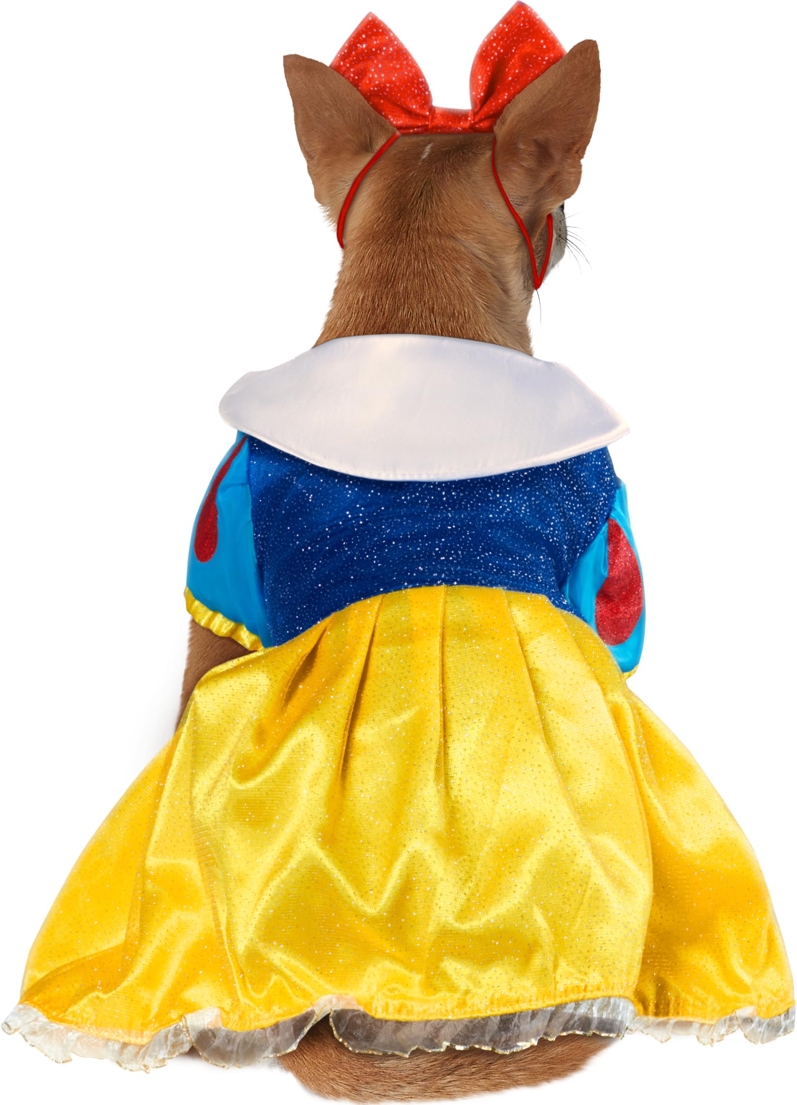 Rubies Snow White animal tenu par enfant, plaisir et interaction