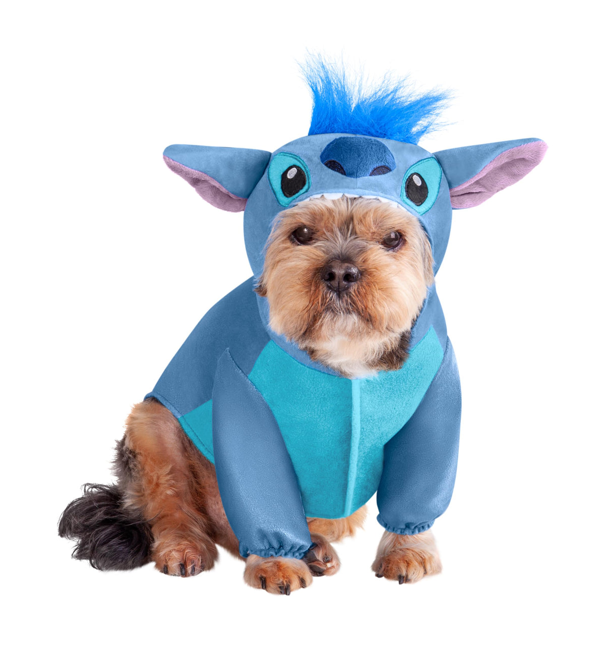 Rubies visage du costume Stitch montrant packaging et avantage visibilité