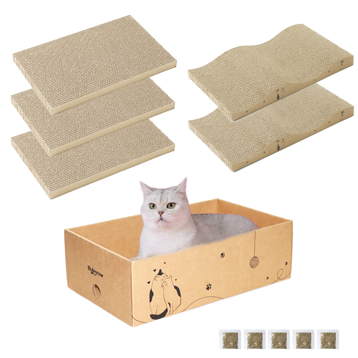 RUBMEOW détail boîte collectant copeaux gardant l’espace propre